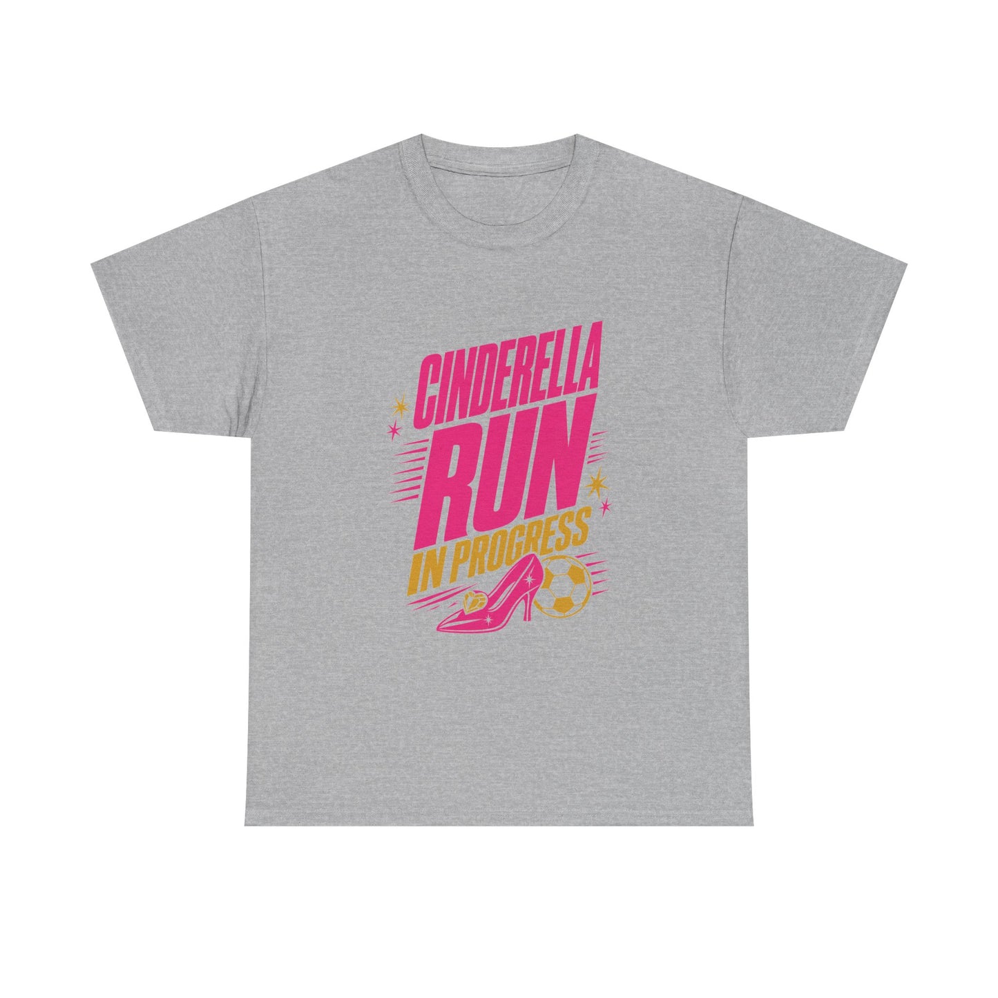 Cinderella Run in Progress Underdog Soccer Tee