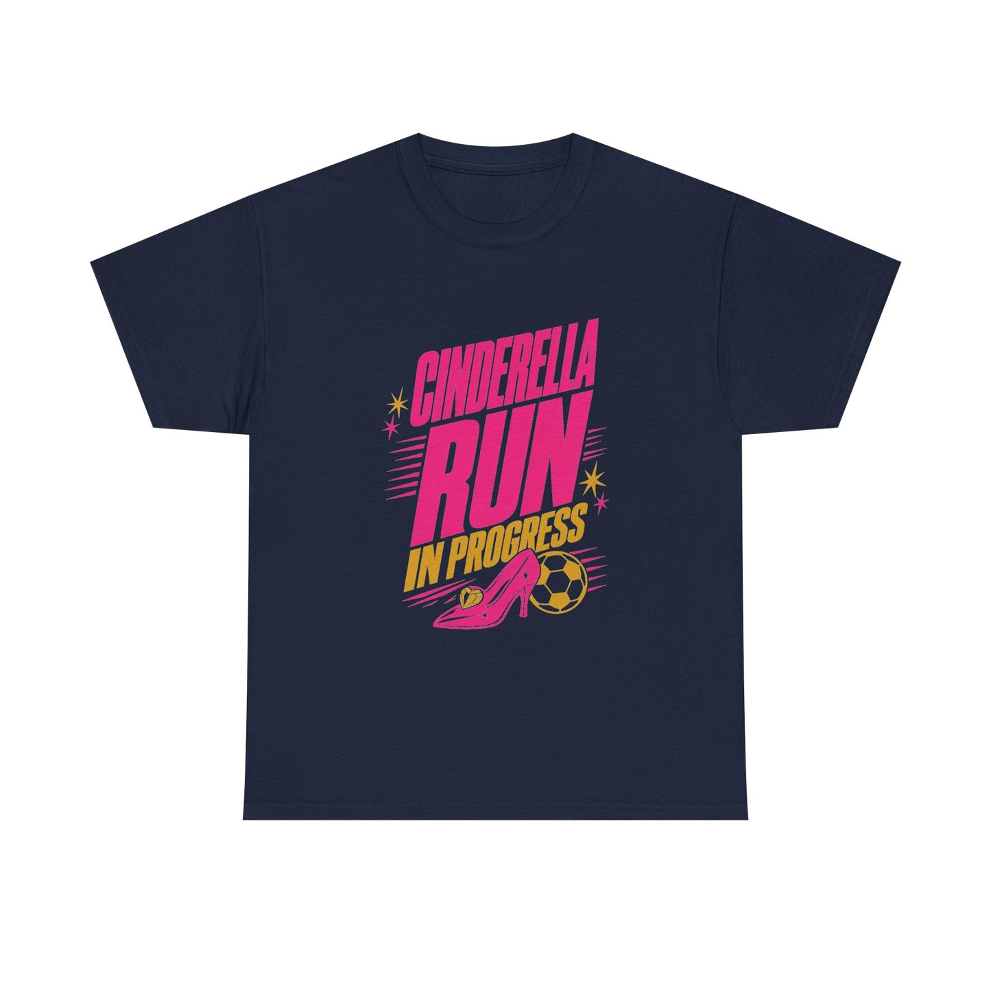Cinderella Run in Progress Underdog Soccer Tee