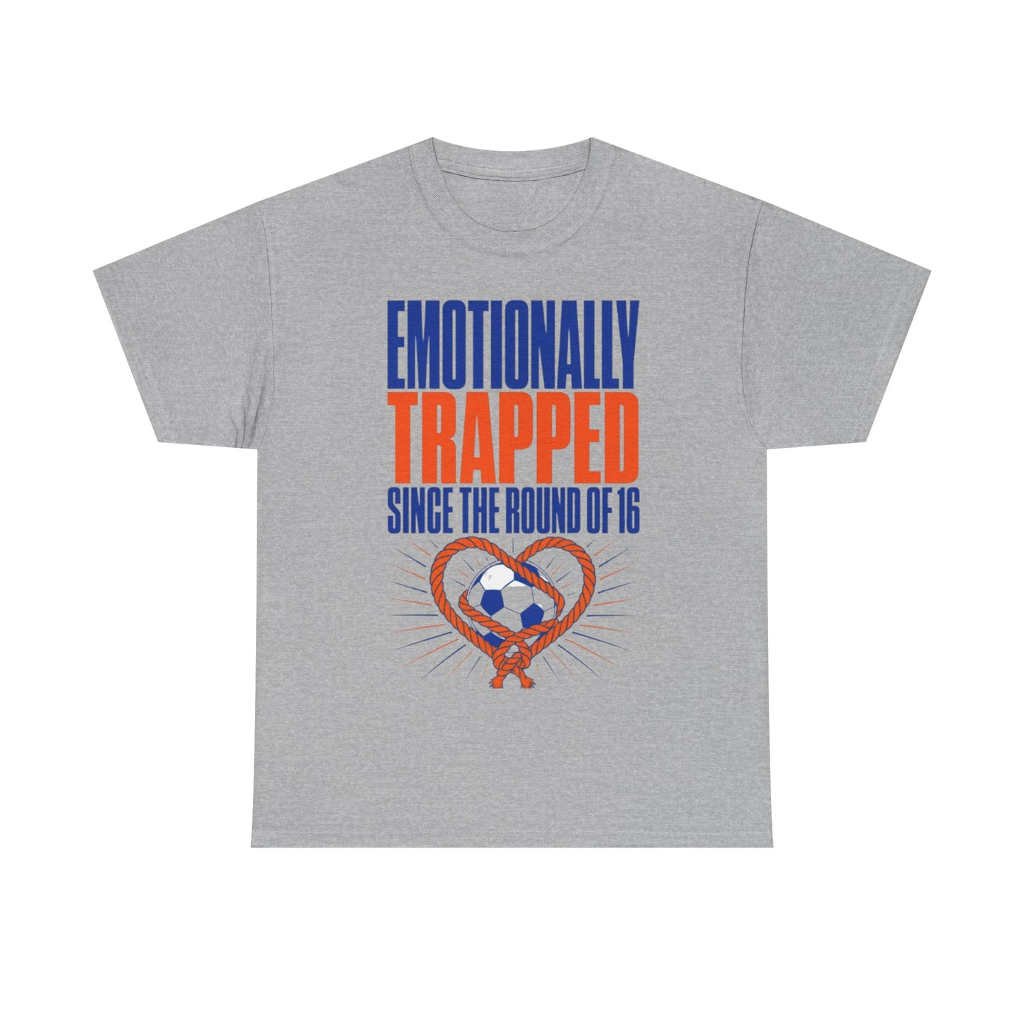 Emotionally Trapped Since the Round of 16 Funny Soccer Tee