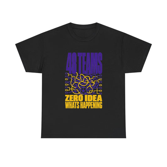 48 Teams Zero Idea What's Happening World Cup Tee