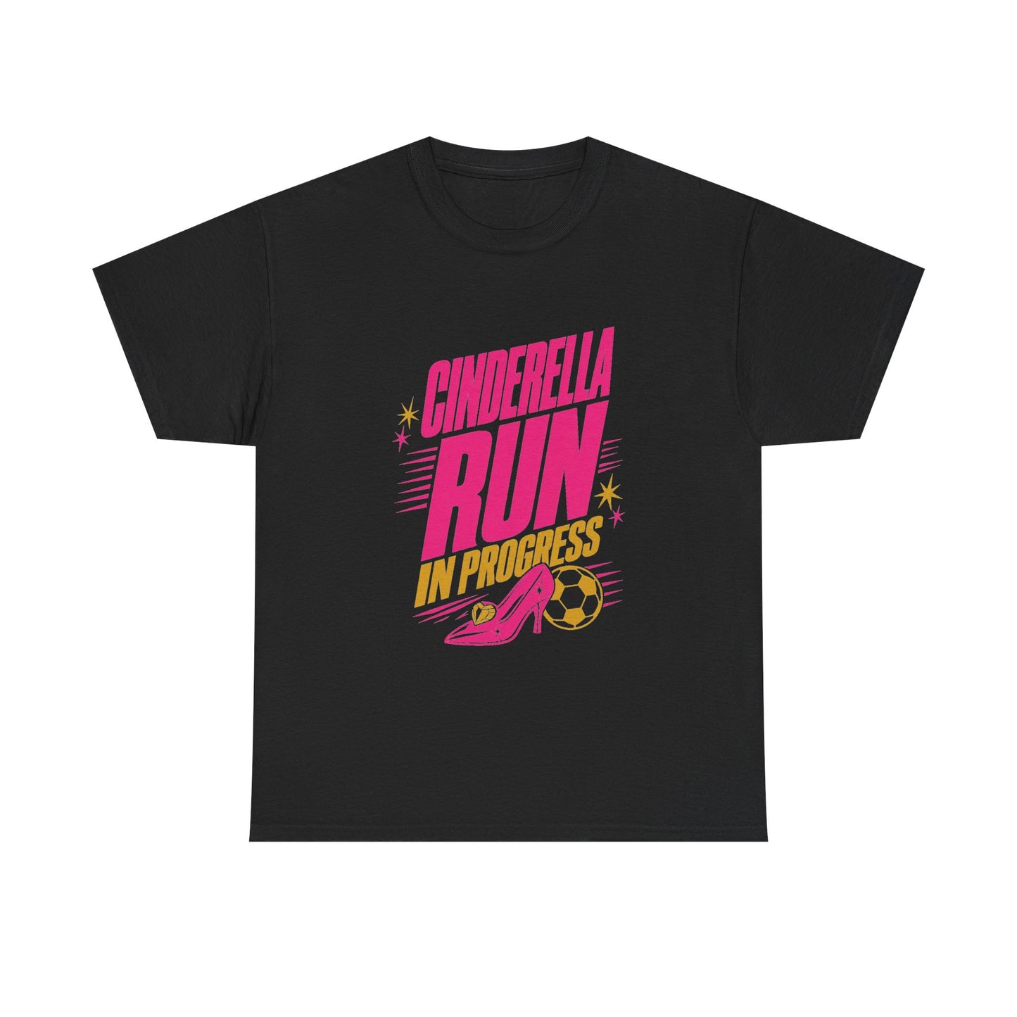 Cinderella Run in Progress Underdog Soccer Tee