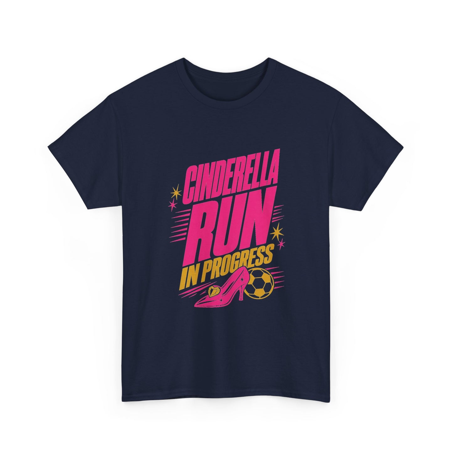 Cinderella Run in Progress Underdog Soccer Tee