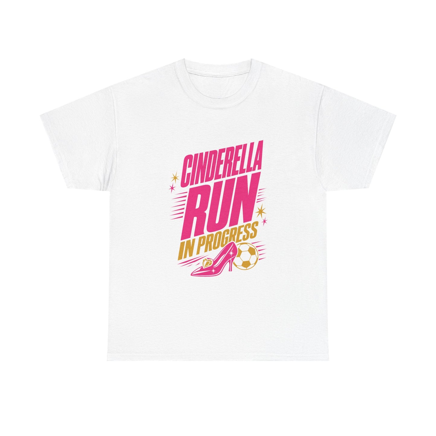 Cinderella Run in Progress Underdog Soccer Tee