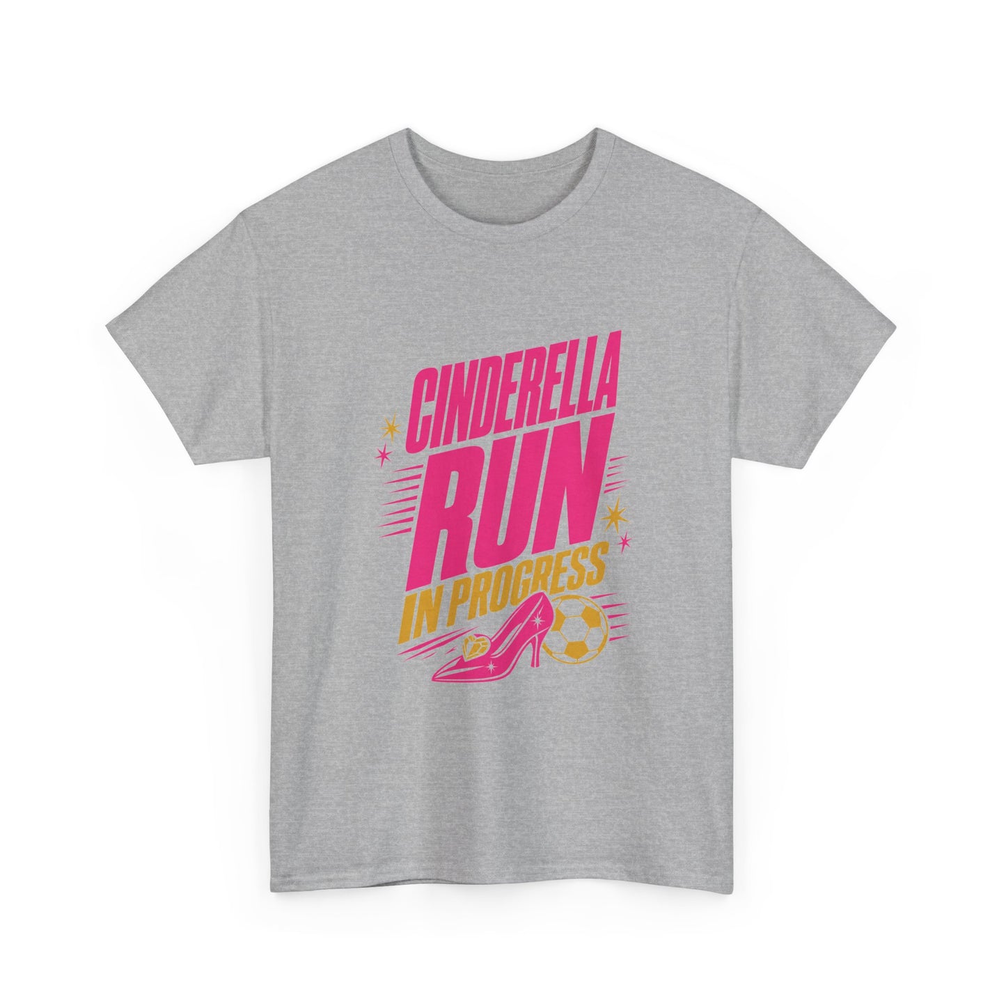 Cinderella Run in Progress Underdog Soccer Tee