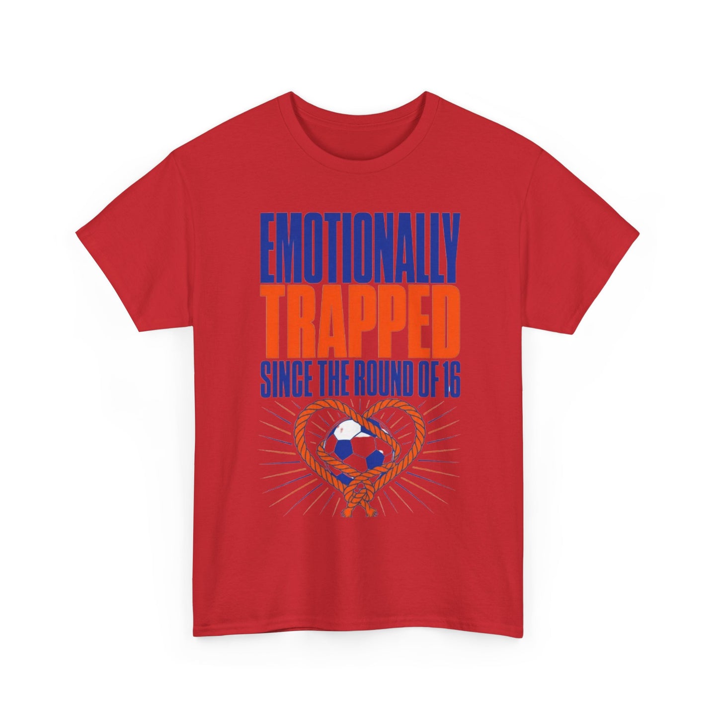 Emotionally Trapped Since the Round of 16 Funny Soccer Tee