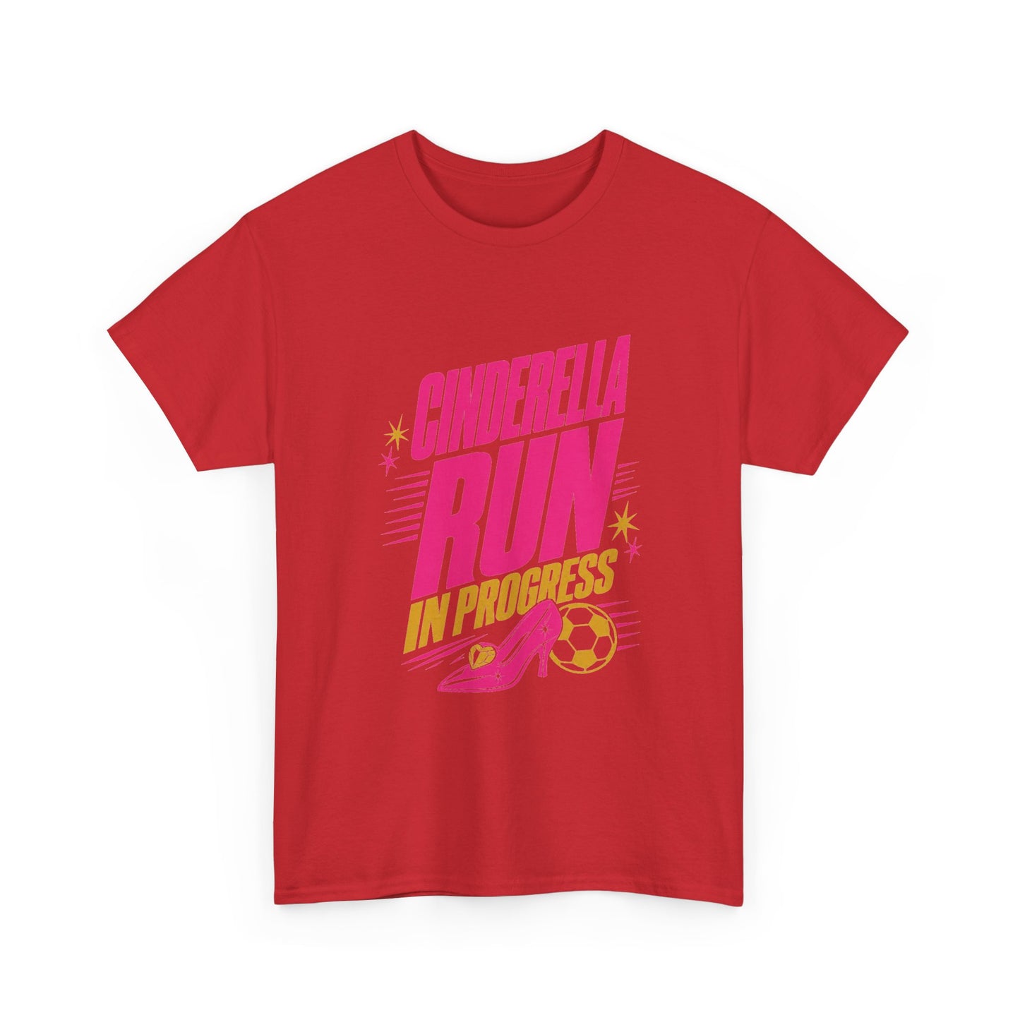 Cinderella Run in Progress Underdog Soccer Tee
