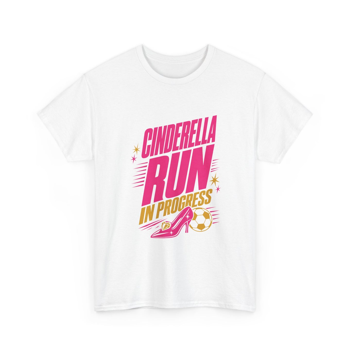 Cinderella Run in Progress Underdog Soccer Tee