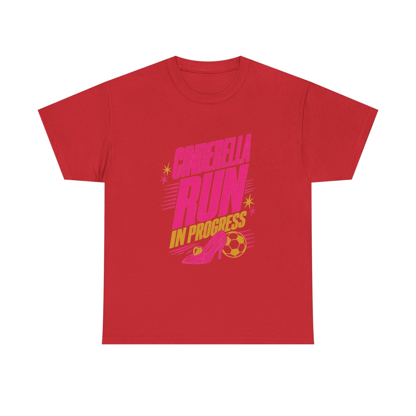 Cinderella Run in Progress Underdog Soccer Tee