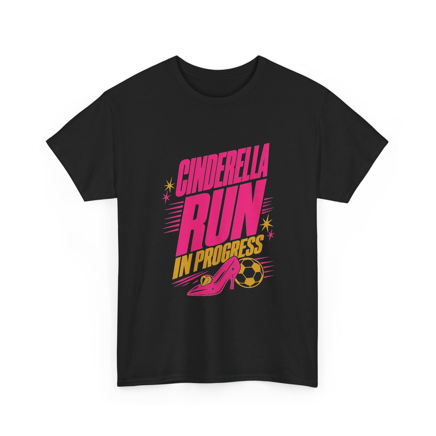 Cinderella Run in Progress Underdog Soccer Tee